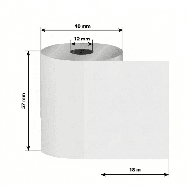 Thermopapier-Rollen 57 mm